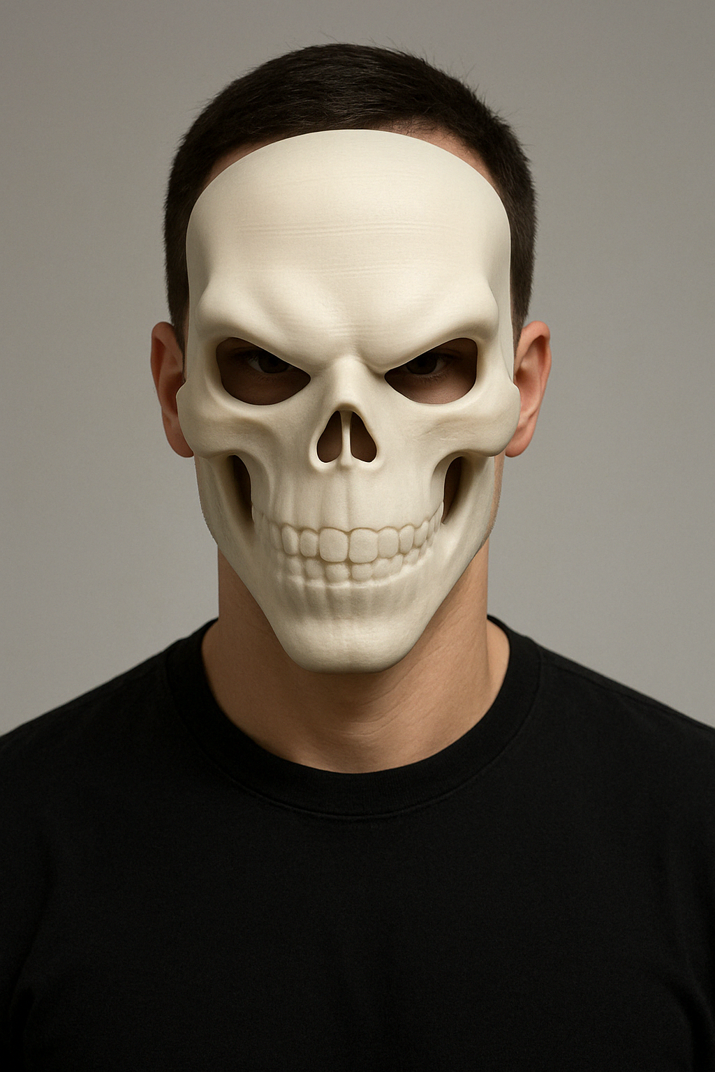 Wit Ghost Rider Schedelmasker – Stoer en Dreigend Design - Premium Quality