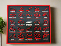 Kalender Formule 1 2025 - Premium Quality