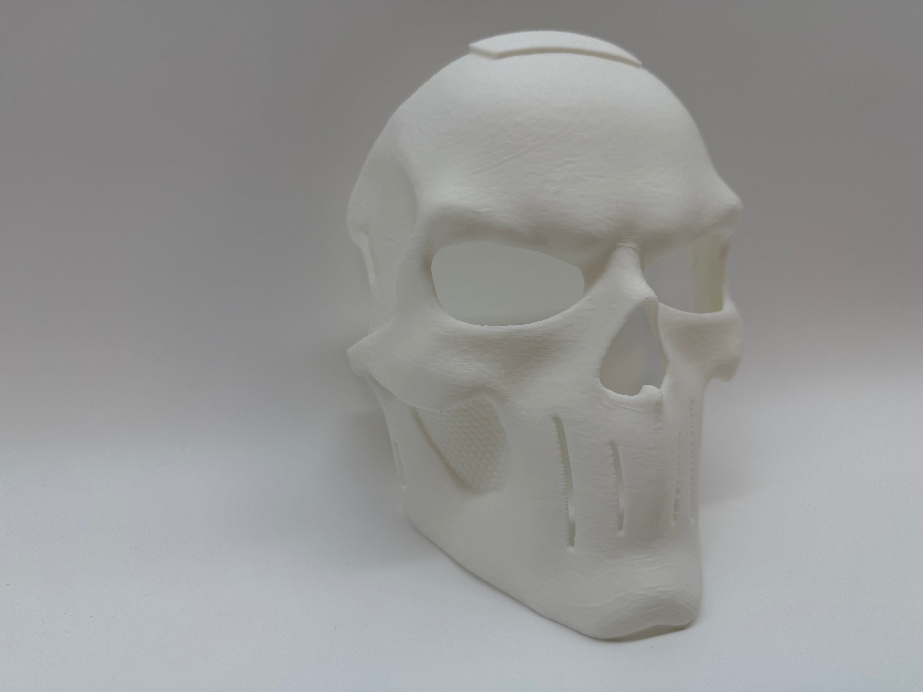 Wit Tactisch Schedelmasker – Stoer en Uniek Design - Premium Quality