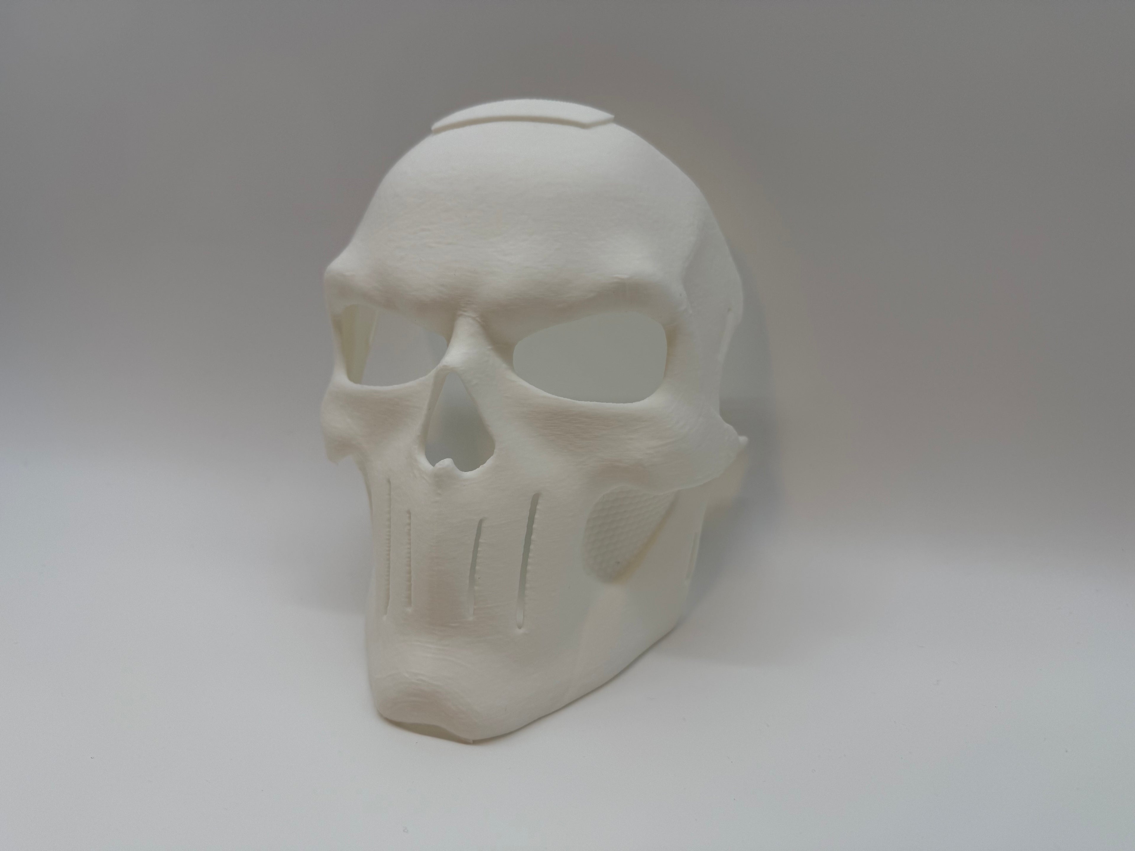 Wit Tactisch Schedelmasker – Stoer en Uniek Design - Premium Quality