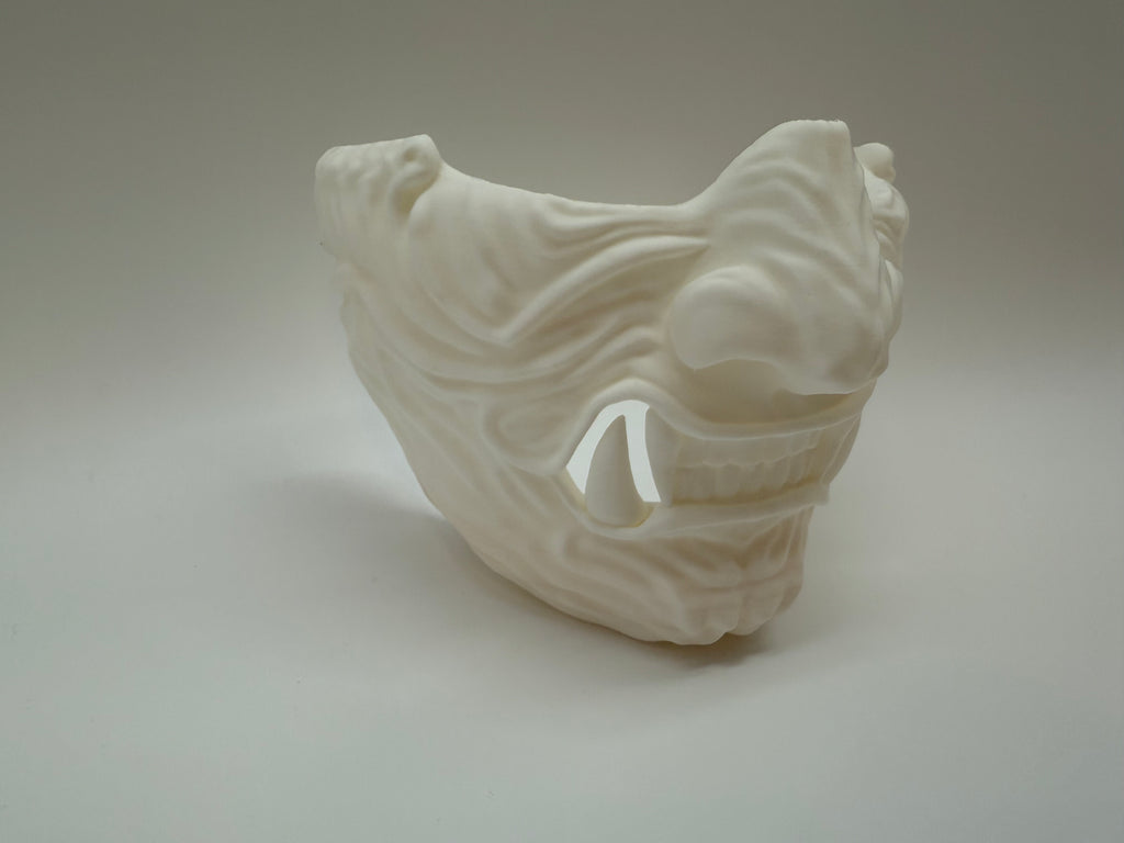 Wit Oni Masker – Japans Demonisch Gezichtsmasker - Premium Quality