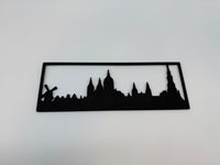 Silhouet van Amsterdam – Iconische Skyline - Premium Quality