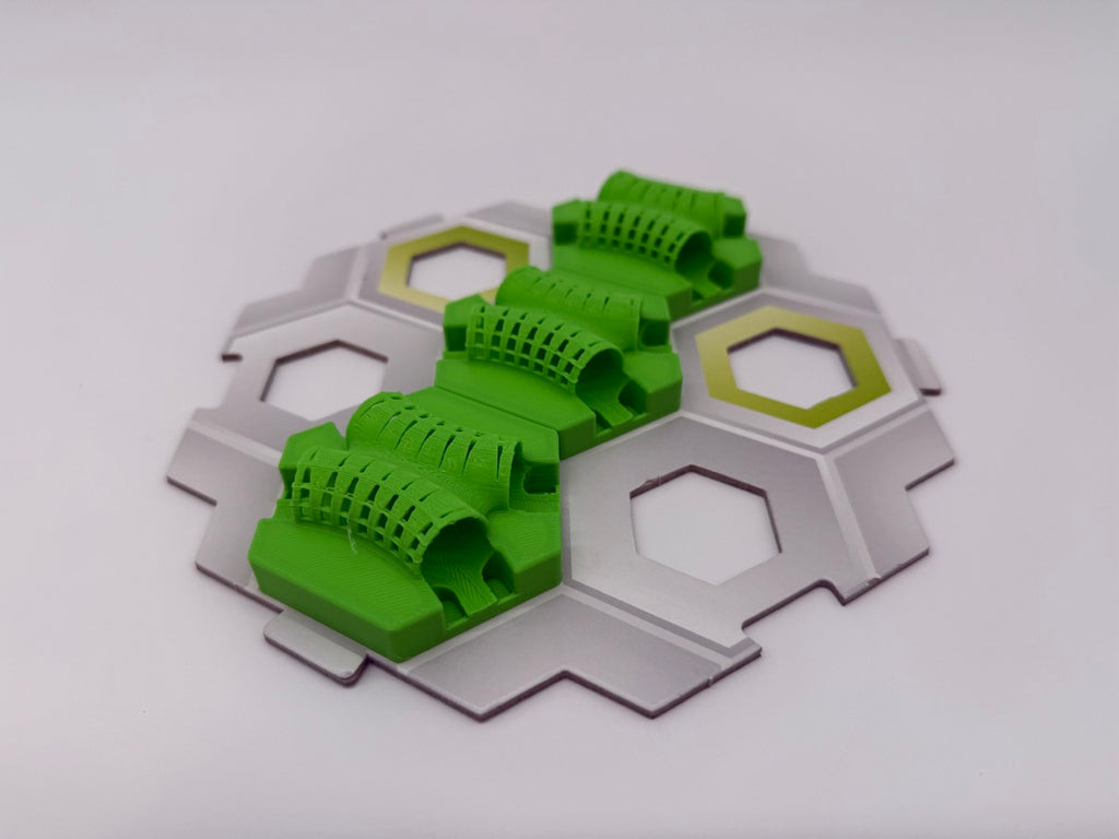 GraviTrax 3D-Print Uitbreiding – Set van 3 Turbo Tunnels - Premium Quality