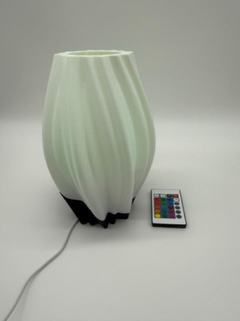 Design Tafellamp 'Waves' met Kleurenwissel en Afstandsbediening – Moderne Sfeerlamp