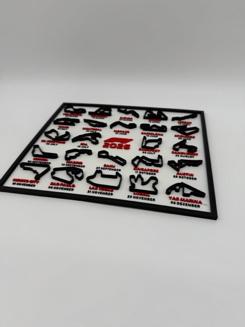 Kalender Formule 1 2026 - Premium Quality